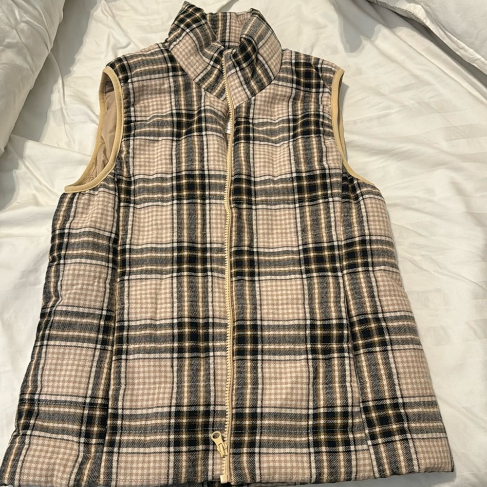 Pink Lilly Plaid Vest